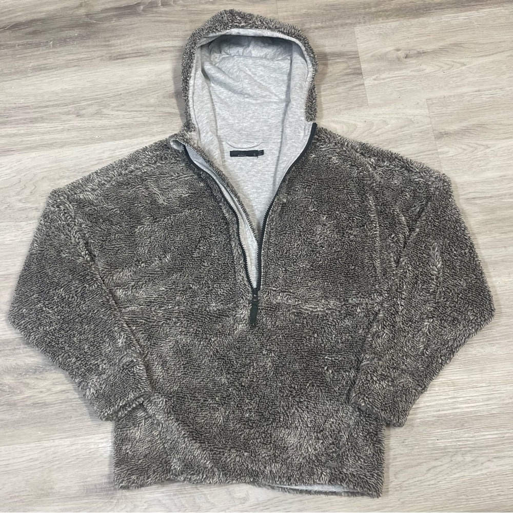 Prana Charcoal Zip-Up Men's Sweater